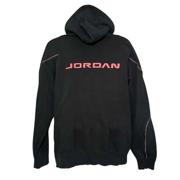 Nike Jordan Hologram Full Zip Hooded Athletic Jacket Oversized Large - Picture 1 of 5